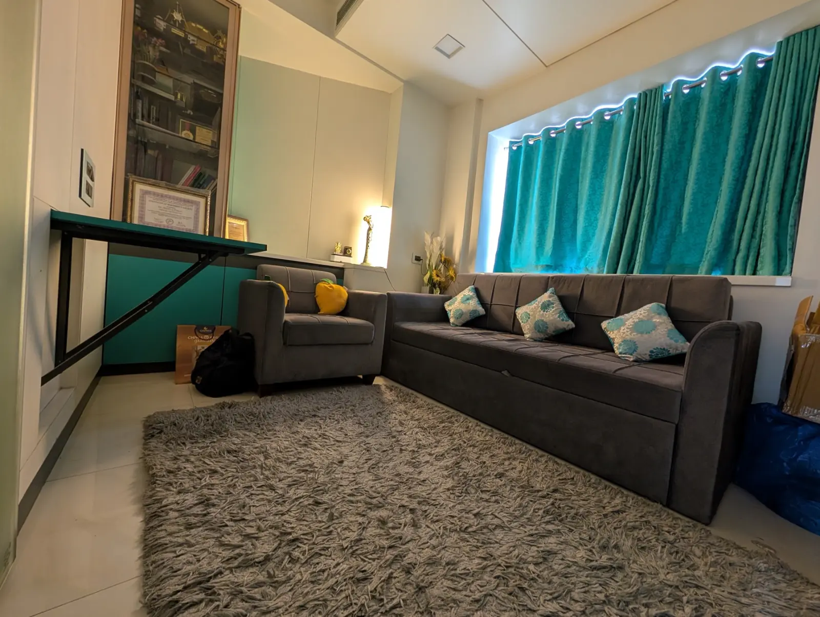 The consulting room where findings are discussed with patients