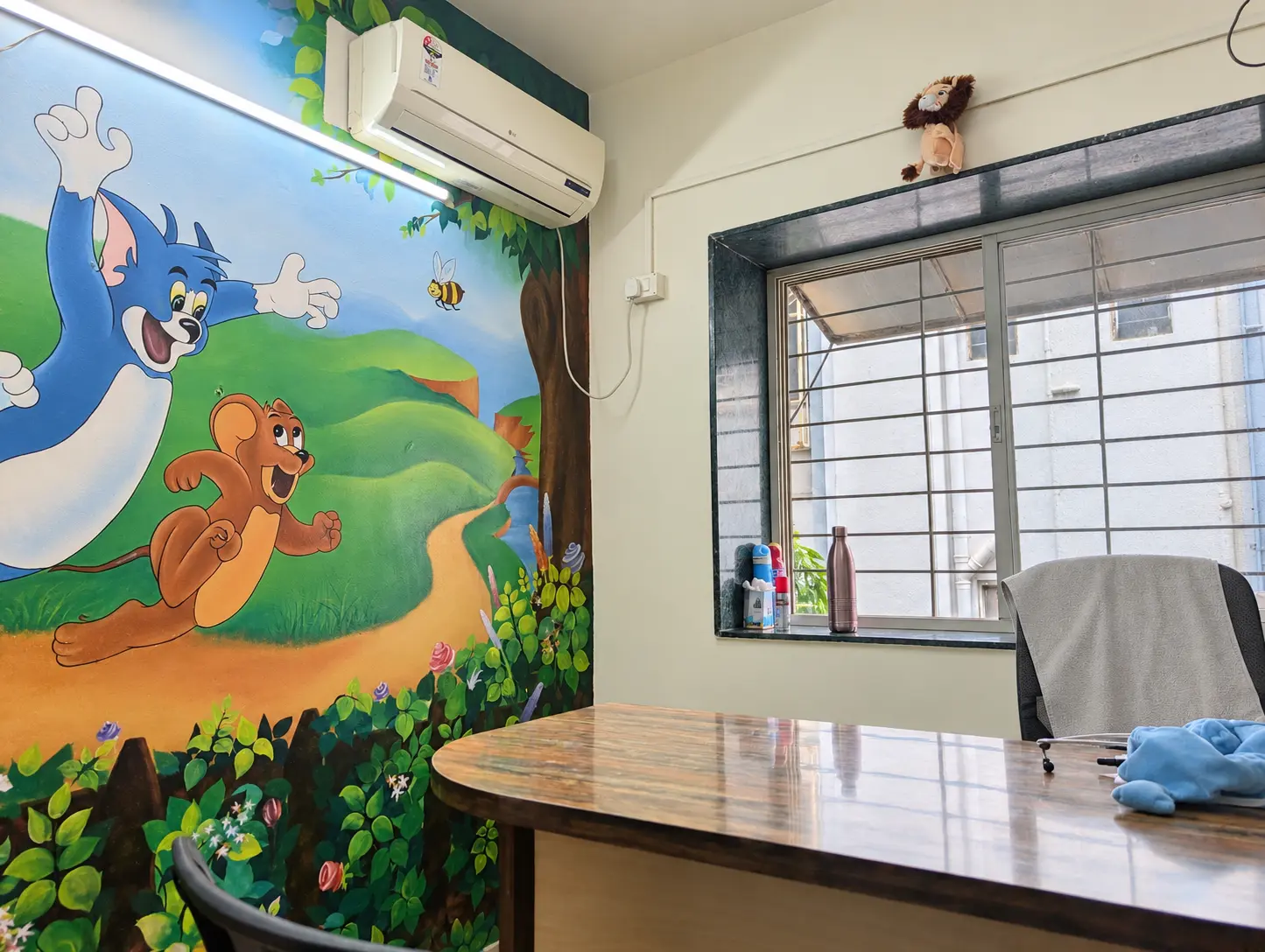 Dr. Pramila Sandeep Pansare's child-friendly consulting room at the centre